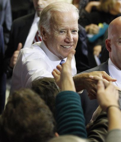 Vice President Joe Biden campaigns at Sinclair for Hillary Clinton