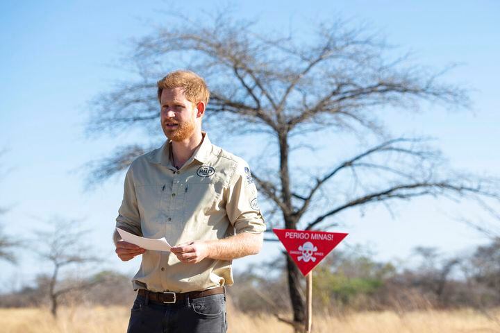 Photos: Prince Harry follows in Princess Diana's footsteps to rid world of landmines