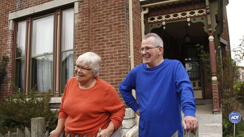 Susan and Pat Moran live next to a house on Bonner St. in South Park that saw a 461% increase in value from 2011 to the county’s 2014 reappraisal. TY GREENLEES / STAFF