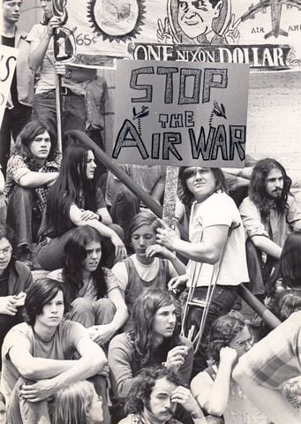 Dayton protests the Vietnam War