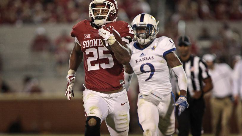 Joe Mixon was clocked at 4.43 seconds in the 40-yard dash this week, virtually assuring himself of getting a chance in the NFL that he doesn’t deserve after shattering a woman’s face with a devastating right hand. Getty Images