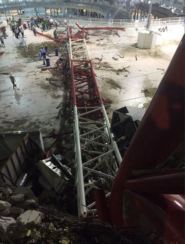 Saudi crane collapse