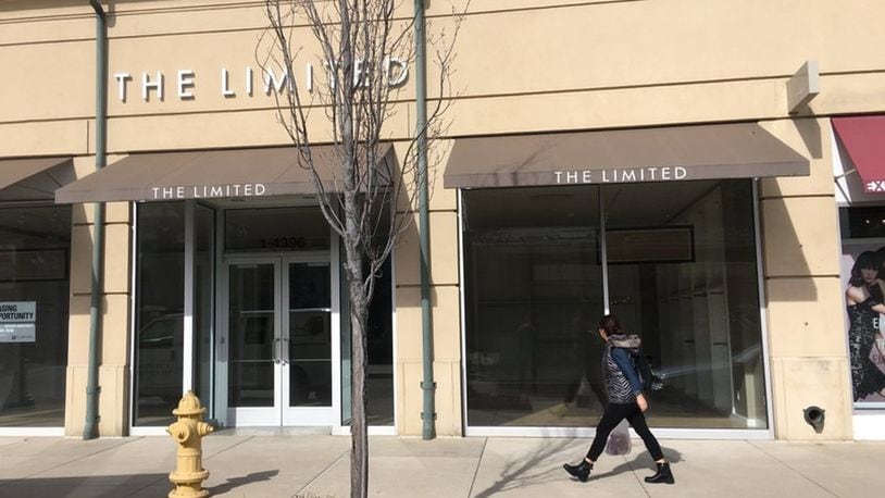 The Limited at The Greene Town Center in Beavercreek closed in December. KARA DRISCOLL/STAFF