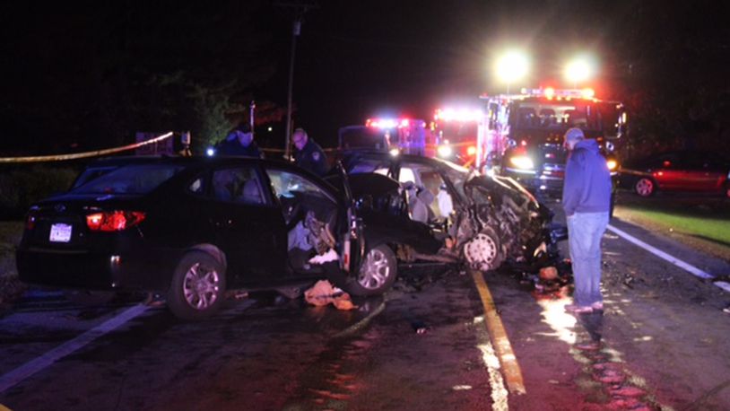 Three people have been flown to hospitals following a crash on U.S. 36 in Union Twp., Champaign County Saturday night. Desmond Winton-Finklea/Staff