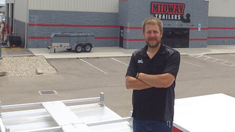 Bryan Hoersten, Dayton manager for Midway Trailers.