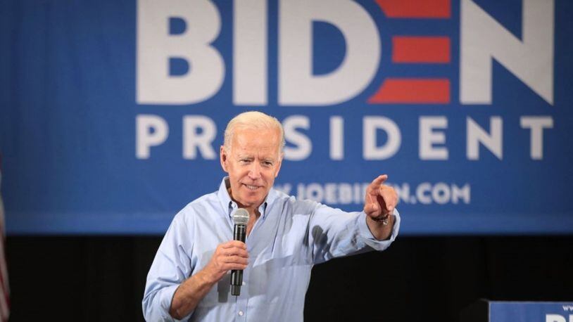 CLINTON, IOWA - JUNE 12: Democratic presidential candidate and former U.S. Vice President Joe Biden speaks during a campaign stop at Clinton Community College on in Clinton, Iowa.