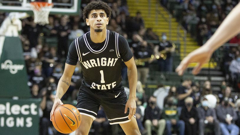 Wright State's Trey Calvin scored 25 points in Friday night's loss at Cleveland State. Jeff Gilbert/FILE photo