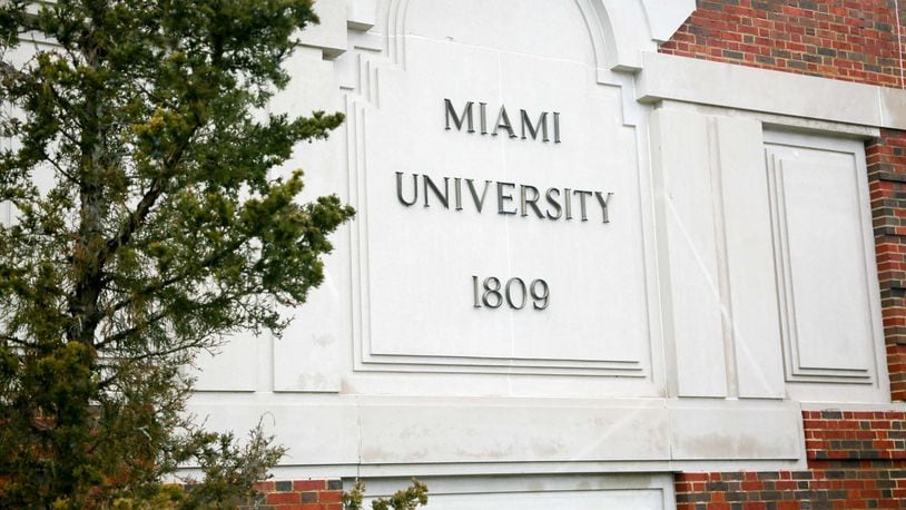 Miami University in Oxford. GREG LYNCH / STAFF FILE