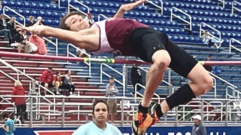 Northeastern junior Max Queen will compete in the high jump at the Division III state track and field championships Friday at Ohio State University. CONTRIBUTED PHOTO