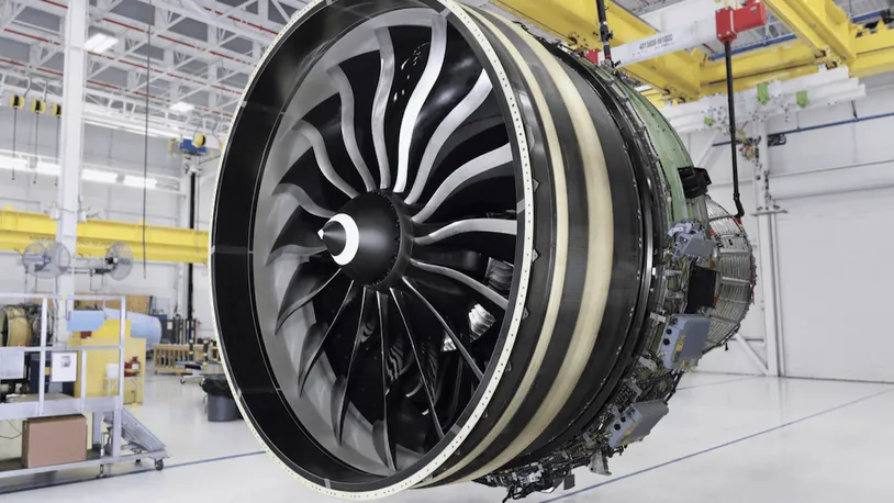GE Aviation's GE9X engine was certified by the U.S. Federal Aviation Administration in September 2020. GE image