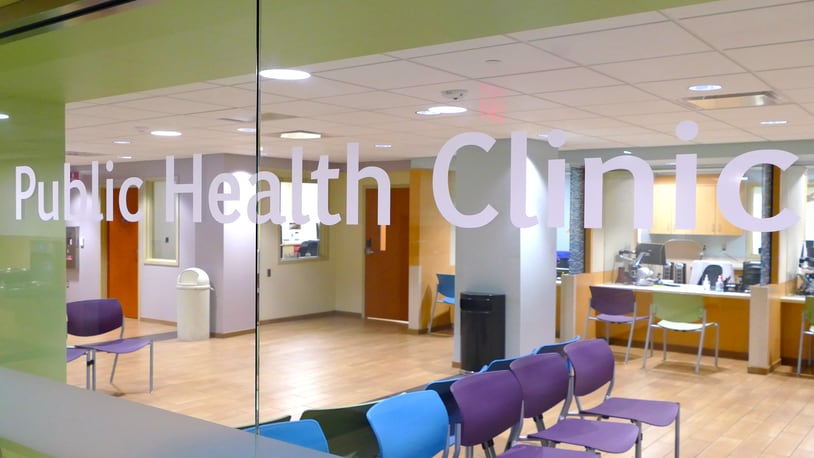 The clinic at Public Health - Dayton and Montgomery County. The department's 2024 preliminary budget has estimated they will be facing a $2.6 million deficit next year. CONTRIBUTED