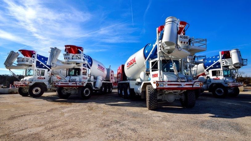 SRM cement mixer trucks. CONTRIBUTED