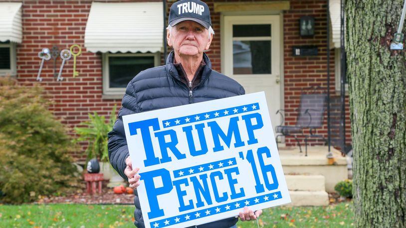 Terry Whitmore has reported that he had as many as five signs stolen from his Middletown yard over the past month. He says it’s infringing on his freedom of speech supporting his presidential candidate.
