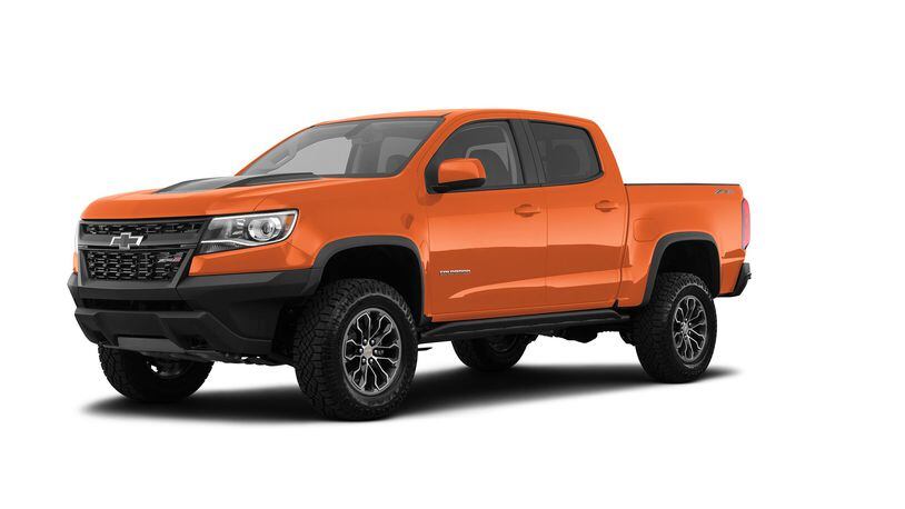 New features for the midsize 2018 Chevrolet Colorado ZR2 include heated outside mirrors and Active Tow, which helps the driver align the vehicle with a trailer when reversing. Metro News Service photo