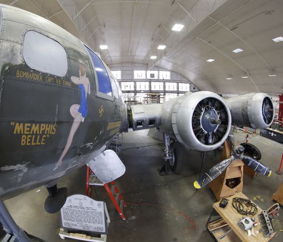 Restoration of the Memphis Belle at the Air Force Museum