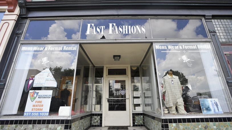 On June 30, 2020, a rain storm caused a center section of the roof to collapse at Fast Fashions Men’s Clothing Store and Tuxedo Rental at 33 East Main Street, Xenia. The store is now indefinitely closed. MARSHALL GORBYSTAFF