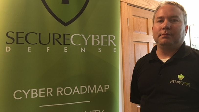 Shawn Waldman, chief executive of Miamisburg’s Cyber Secure Defense. THOMAS GNAU/STAFF