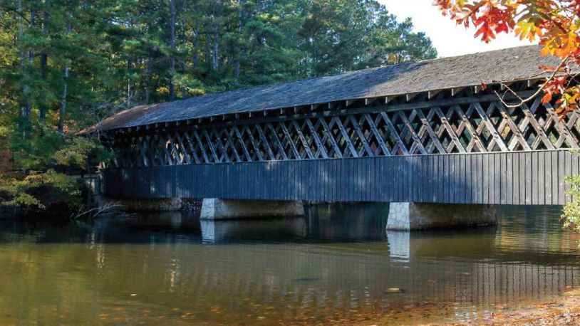 The covered bridge at Stone Mountain Park. (Photo: Stone Mountain Memorial Association)