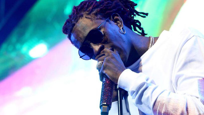 Atlanta rapper Young Thug was indicted on multiple drug charges.