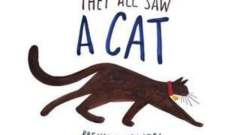 The winning Mock Caldecott picture book was They All Saw a Cat by Brendan Wenzel, author and illustrator.