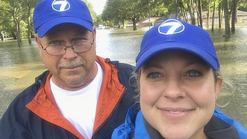 WHIO-TV’s Gabrielle Enright and Chuck Hamlin covered Ohio Task Force 1 on rescue missions in Texas during Tropical Storm Harvey. GABRIELLE ENRIGHT / STAFF