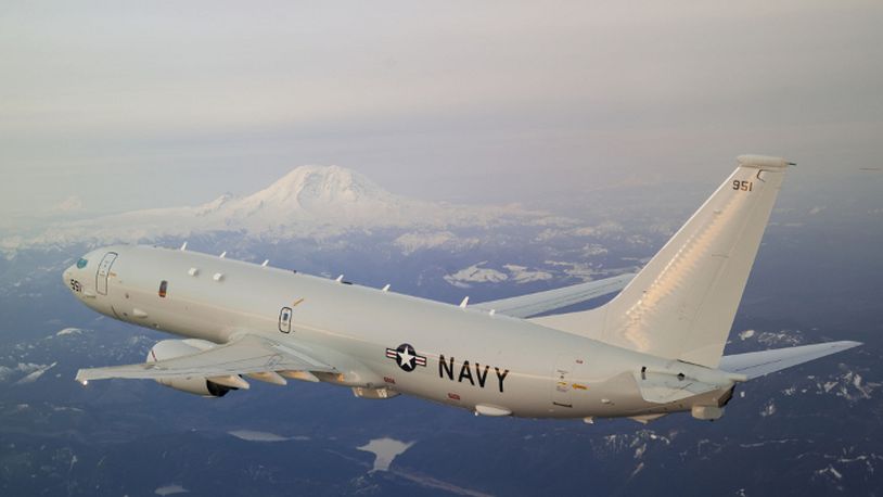 A Boeing media image of a P-8A Poseidon aircraft. CONTRIBUTED