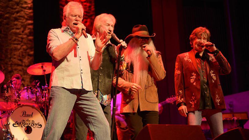 NASHVILLE, TN - MARCH 05:  Joe Bonsall, Duane Allen, William Lee Golden and Richard Sterban of The Oak Ridge Boys perform at CMA Theater at the Country Music Hall of Fame and Museum on March 5, 2018 in Nashville, Tennessee.  (Photo by Jason Kempin/Getty Images)