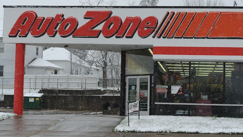 One person is dead after a security officer at the AutoZone located at 3818 W. Third St. shot a suspect during an armed robbery Sunday, according to police. MARSHALL GORBY\STAFF

The incident was reported around 5:50 p.m. at the AutoZone at 3818 W. Third St.