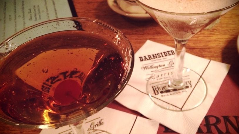 Cocktails on The Barnsider’s menu include a traditional Manhattan as well as the Creme Brulee Martini, featuring vanilla vodka, Irish cream, Kahlua and Cream and garnished with caramel and nutmeg. Contributed photo by Alexis Larsen