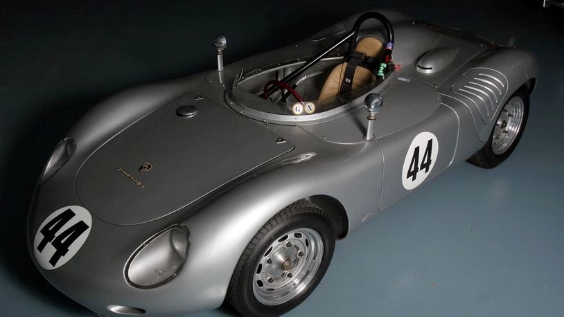 This 1959 Porsche RSK was owned by the late Richard Grant III. The Dayton man's collection of cars will be on the auction block in Florida in January. Contributed photo by Skip Peterson