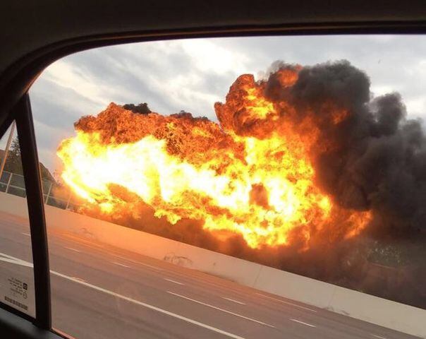 Fiery crash on Interstate 75