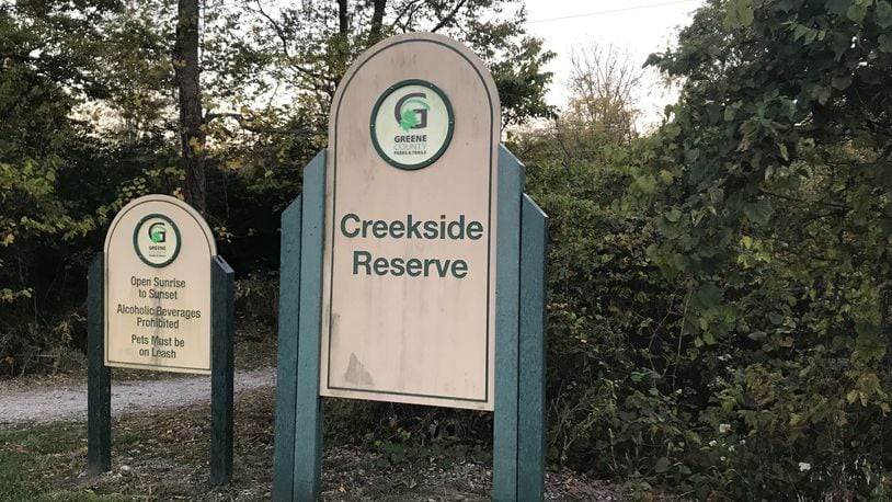 Creekside Reserve is a beautiful park in Beavercreek that stretches adjacent to the Creekside Bike Trail.
