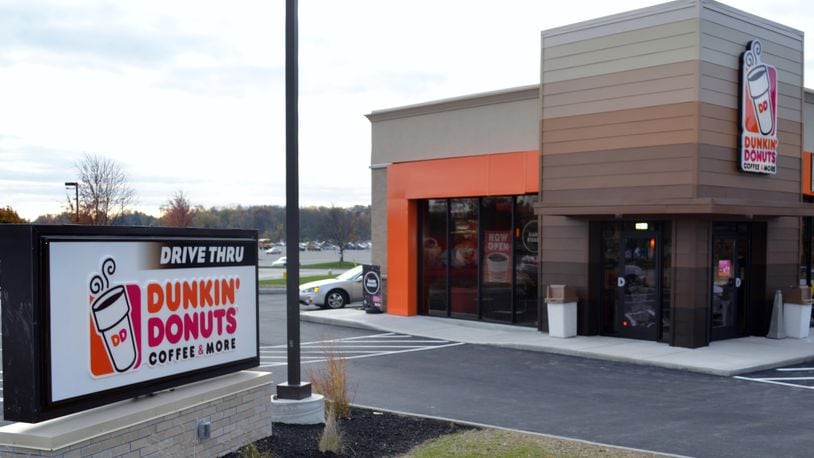 This is the Kettering Dunkin Donuts location shortly before it opened in October 2014. MARK FISHER/STAFF