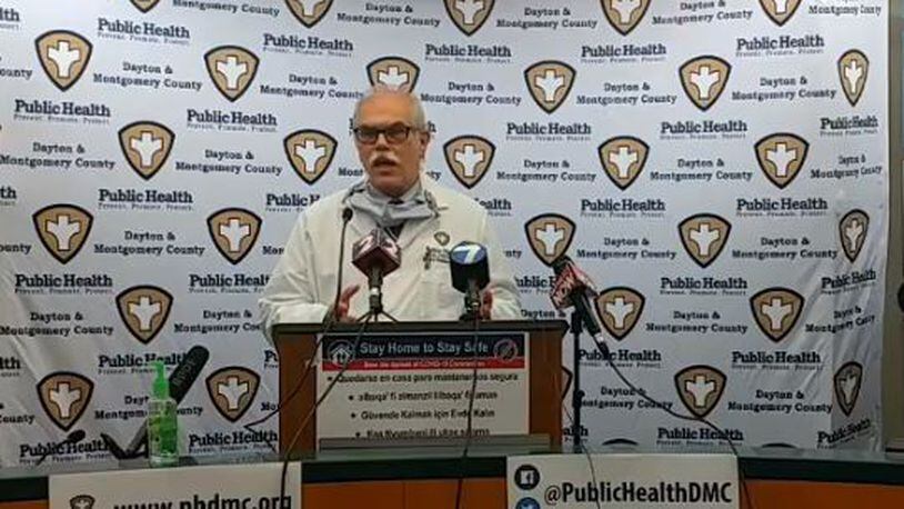 Dr. Michael Dohn, Public Health - Dayton & Montgomery County. FILE