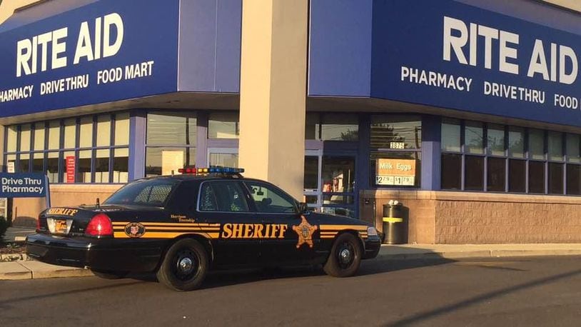 The Rite Aid on North Main Street in Harrison Twp. was previously held up on July 23, 2018, by an armed suspect who demanded prescription drugs. STAFF FILE PHOTO