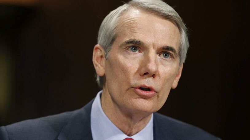 Sen. Rob Portman, R-Ohio, testifies during a Senate Judiciary Committee hearing on attacking Americaâs epidemic of heroin and prescription drug abuse, on Capitol Hill, Wednesday, Jan. 27, 2016 in Washington. (AP Photo/Alex Brandon)