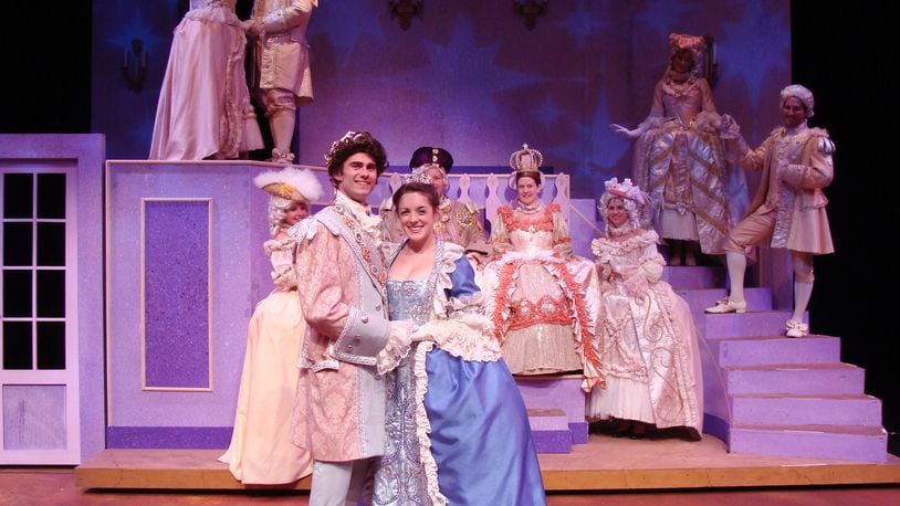 Graydon Long (Prince), Malia Henderson (Cinderella) and members of the ensemble of La Comedia Dinner Theatre's 2010 production of Rodgers and Hammerstein's "Cinderella." The organization will once again produce the classic musical June 22-Aug. 6, 2023.