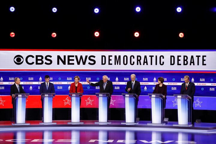 Photos: Democratic presidential candidates face off in South Carolina debate
