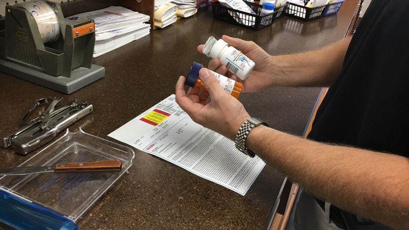 Ohioans are being asked to decide Nov. 7, on a proposed law that would limit what the state could spend on prescription drugs to the lowest price paid by the VA. KATIE WEDELL/STAFF