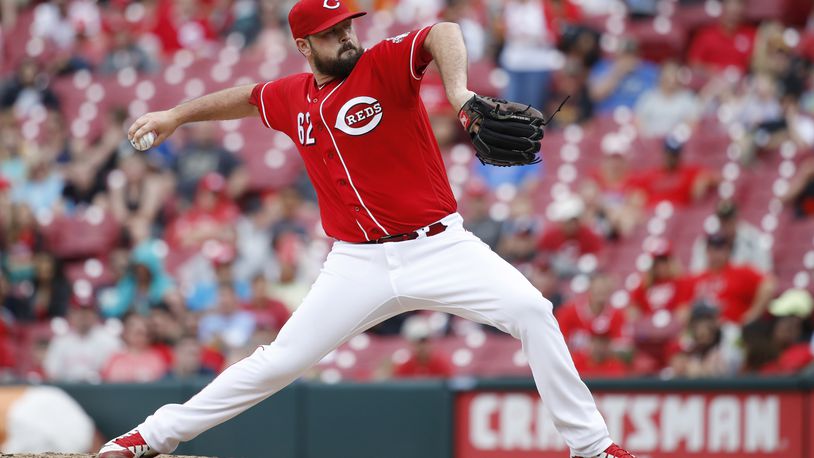 CINCINNATI, OH - JULY 22: Jackson Stephens #62 of the Cincinnati Reds pitches in the sixth inning against the Pittsburgh Pirates at Great American Ball Park on July 22, 2018 in Cincinnati, Ohio. The Pirates won 9-2. (Photo by Joe Robbins/Getty Images)