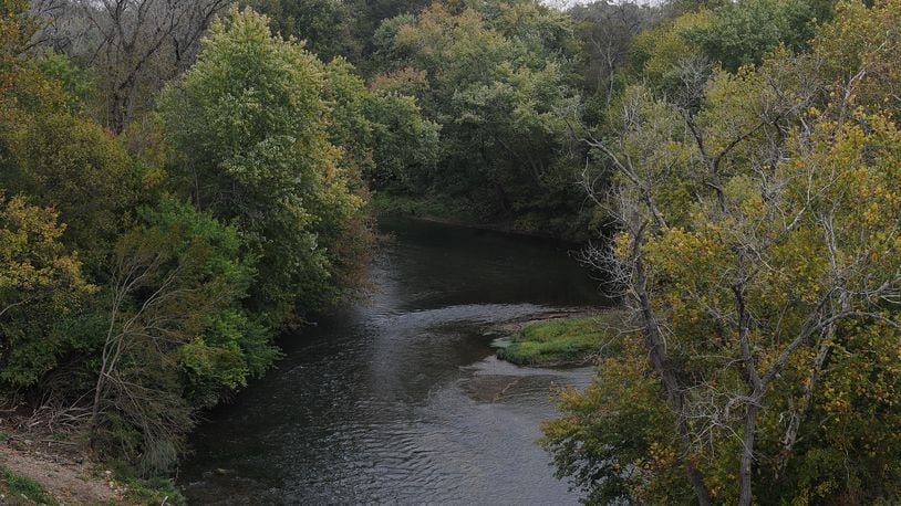 The Mad River that runs by Huffman MetroPark is fueled by groundwater, and the river also drains into the groundwater. Increased salt levels in the groundwater have some experts worried there could be long-term impacts to human health and the environment.  MARSHALL GORBY\STAFF