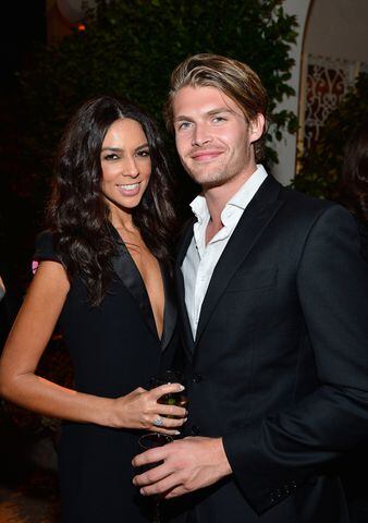 September: 'Extra' correspondent Terri Seymour announced she's expecting her first child with her boyfriend, model Clark Mallon.