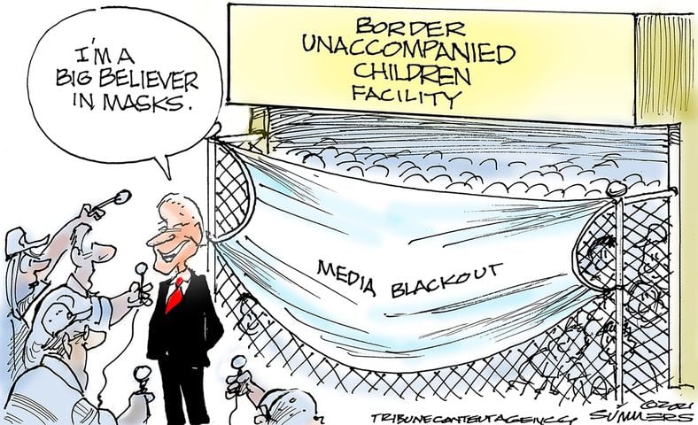 Week in cartoons: Biden press conference, Georgia voting rules and more