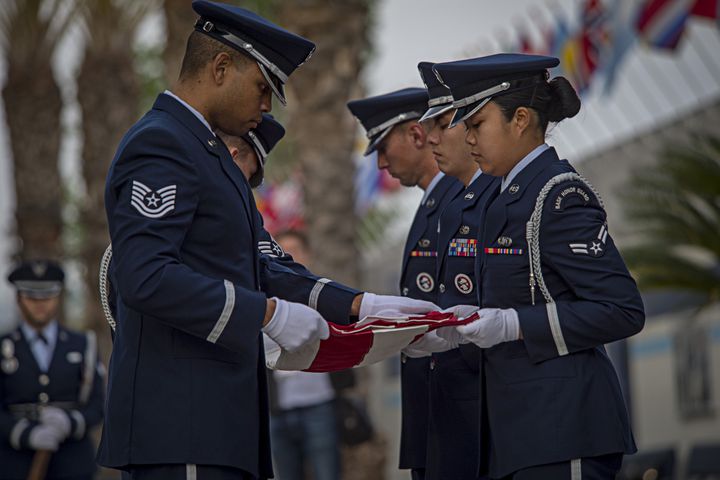 PHOTOS: Funeral held for Thunderbird pilot Maj. Stephen ‘Cajun’ Del Bagno