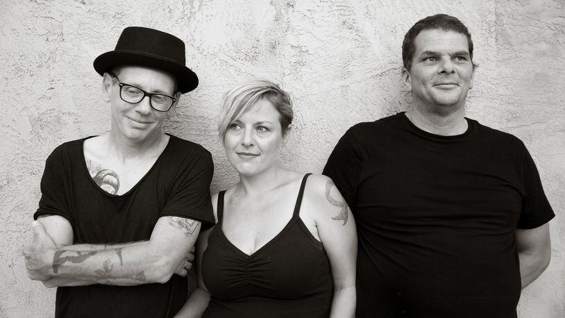 Dayton band Goodnight Goodnight, (left to right) Amanda Thornton, Todd Herbert and Gary Thornton, releases its third album, Control, at South Park Tavern in Dayton on Saturday, Feb. 10. CONTRIBUTED