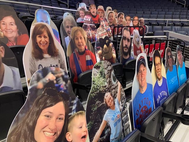 Photos: Dayton Flyers fan cutouts at UD Arena