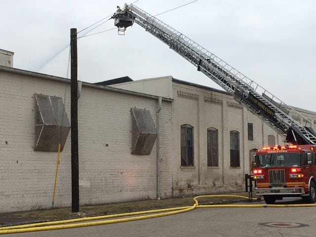 PHOTOS: Vacant warehouse fire in Middletown