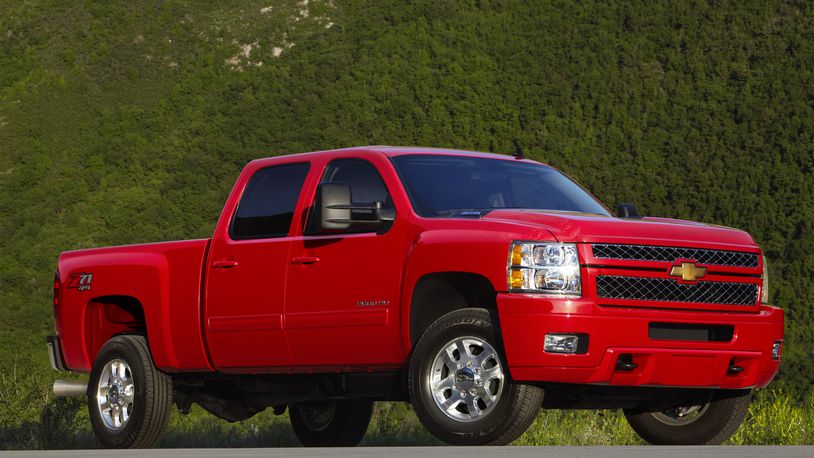 Full-size Chevrolet pickup trucks are popular targets for thieves. This is a Silverado heavy-duty truck. CONTRIBUTED