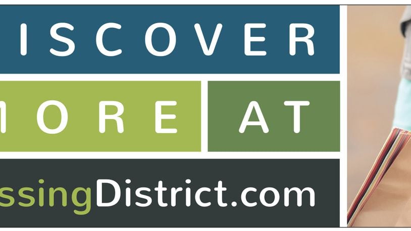 This logo of the Miami Crossing District appears on its website, miamicrossingdistrict.com. CONTRIBUTED