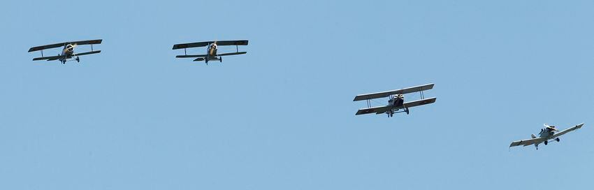 WWI planes filled the sky over the Air Force Museum